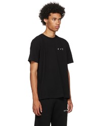 T-shirt à col rond noir Off-White