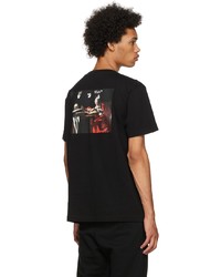 T-shirt à col rond noir Off-White