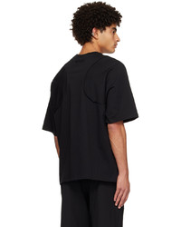 T-shirt à col rond noir Jean Paul Gaultier