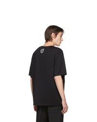 T-shirt à col rond noir Acne Studios