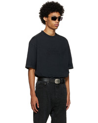 T-shirt à col rond noir Balenciaga