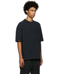 T-shirt à col rond noir Balenciaga