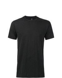 T-shirt à col rond noir Black Fist