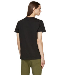 T-shirt à col rond noir Balmain