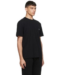 T-shirt à col rond noir MAISON KITSUNÉ