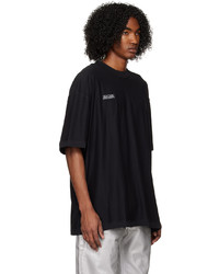 T-shirt à col rond noir Vetements