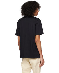 T-shirt à col rond noir Norse Projects