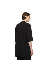 T-shirt à col rond noir Rick Owens DRKSHDW