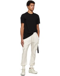 T-shirt à col rond noir Rick Owens DRKSHDW