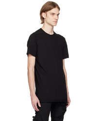 T-shirt à col rond noir Rick Owens DRKSHDW