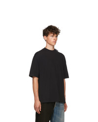 T-shirt à col rond noir Balenciaga