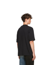 T-shirt à col rond noir Balenciaga