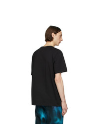 T-shirt à col rond noir MSGM