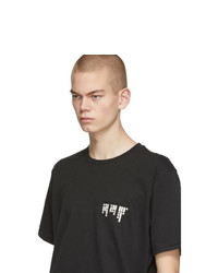 T-shirt à col rond noir Rag and Bone