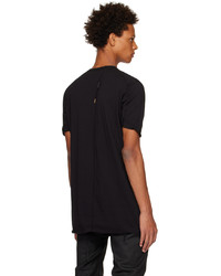 T-shirt à col rond noir Boris Bidjan Saberi