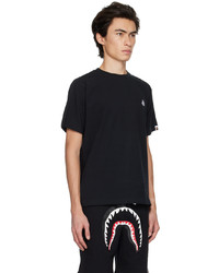 T-shirt à col rond noir BAPE