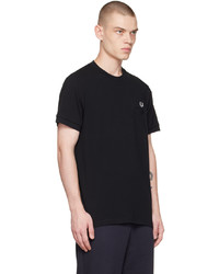 T-shirt à col rond noir Fred Perry