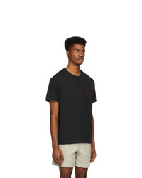 T-shirt à col rond noir Polo Ralph Lauren