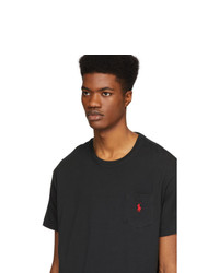 T-shirt à col rond noir Polo Ralph Lauren