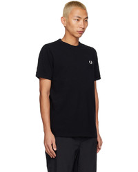 T-shirt à col rond noir Fred Perry