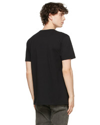 T-shirt à col rond noir MAISON KITSUNÉ