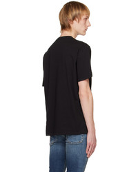 T-shirt à col rond noir Amiri