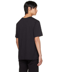 T-shirt à col rond noir Balmain