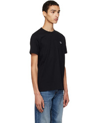 T-shirt à col rond noir Fred Perry