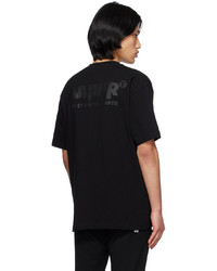 T-shirt à col rond noir AAPE BY A BATHING APE