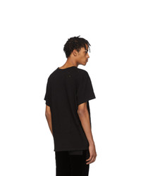 T-shirt à col rond noir Amiri