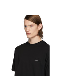 T-shirt à col rond noir Balenciaga