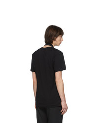 T-shirt à col rond noir Comme Des Garcons Homme Plus