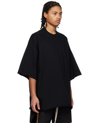 T-shirt à col rond noir Rick Owens