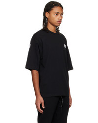 T-shirt à col rond noir AAPE BY A BATHING APE