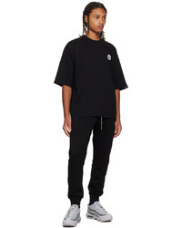 T-shirt à col rond noir AAPE BY A BATHING APE