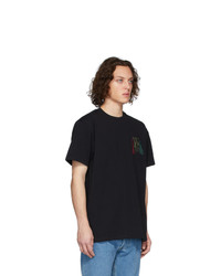 T-shirt à col rond noir JW Anderson