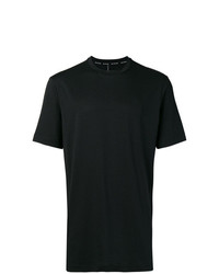 T-shirt à col rond noir Blackbarrett