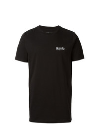 T-shirt à col rond noir Blood Brother