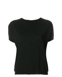 T-shirt à col rond noir Blugirl
