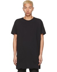 T-shirt à col rond noir Boris Bidjan Saberi