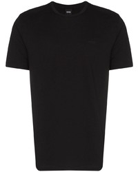 T-shirt à col rond noir BOSS