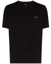 T-shirt à col rond noir BOSS