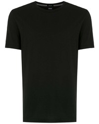 T-shirt à col rond noir BOSS