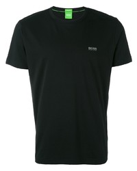 T-shirt à col rond noir BOSS