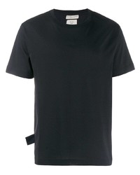 T-shirt à col rond noir Bottega Veneta