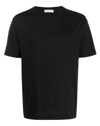 T-shirt à col rond noir Bottega Veneta