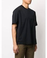 T-shirt à col rond noir Acne Studios