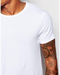 T-shirt à col rond noir Asos