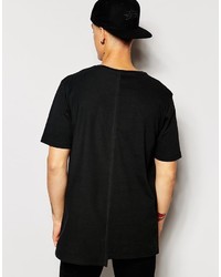 T-shirt à col rond noir Asos