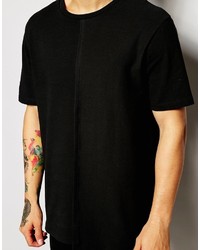 T-shirt à col rond noir Asos